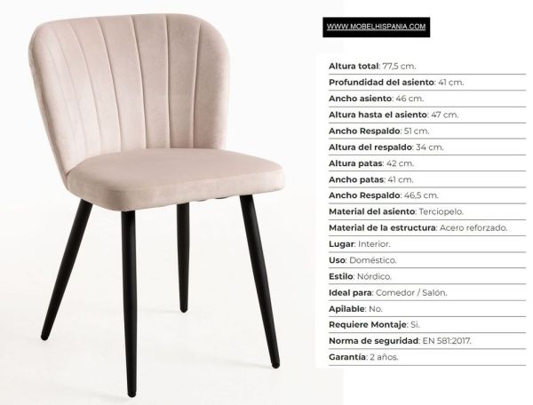 Kurt Terciopelo marron arena colores 04 1