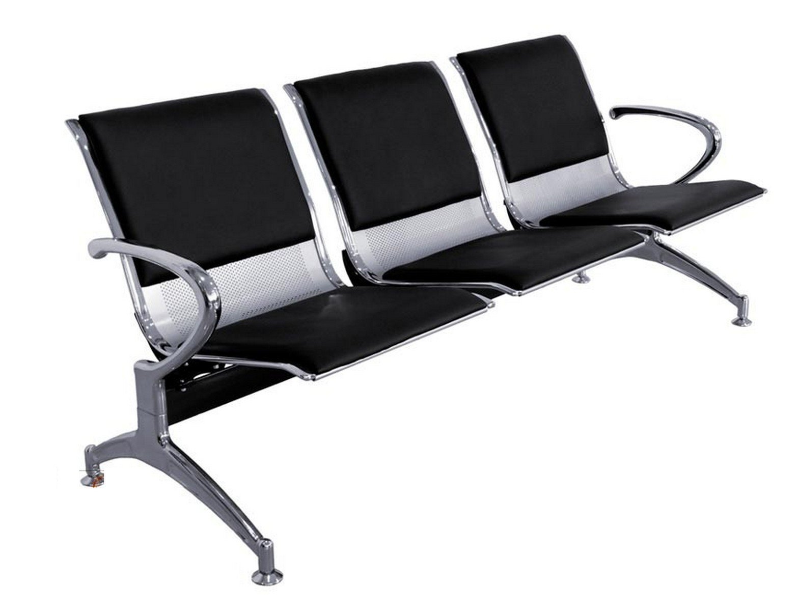 ala bancada metalica 3plazas tapizada mesa 03