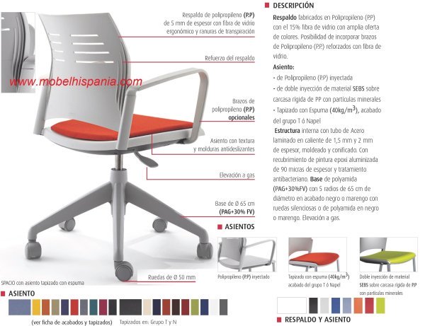 spacio silla operativa tapizada 05 1