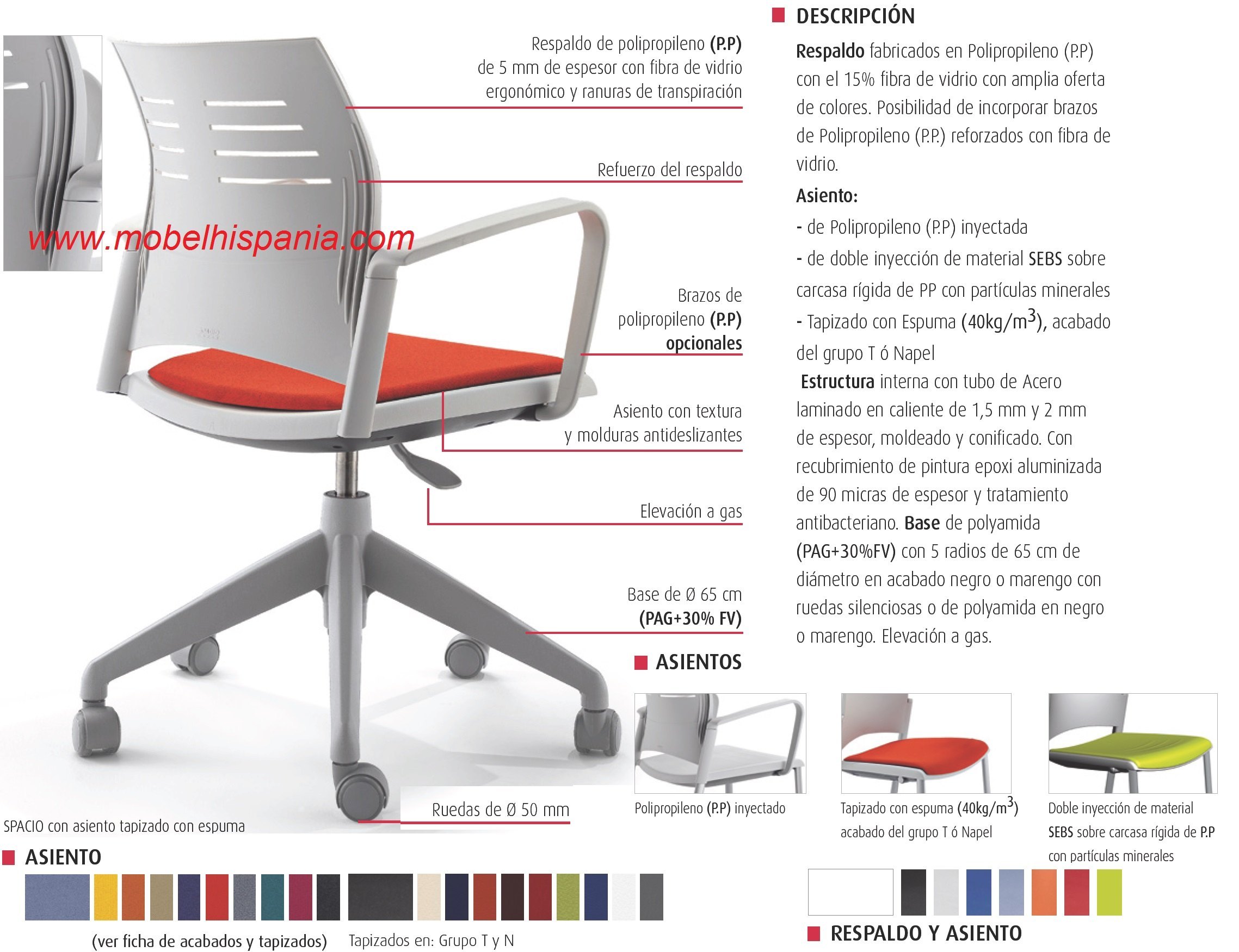 spacio silla operativa tapizada 04 1