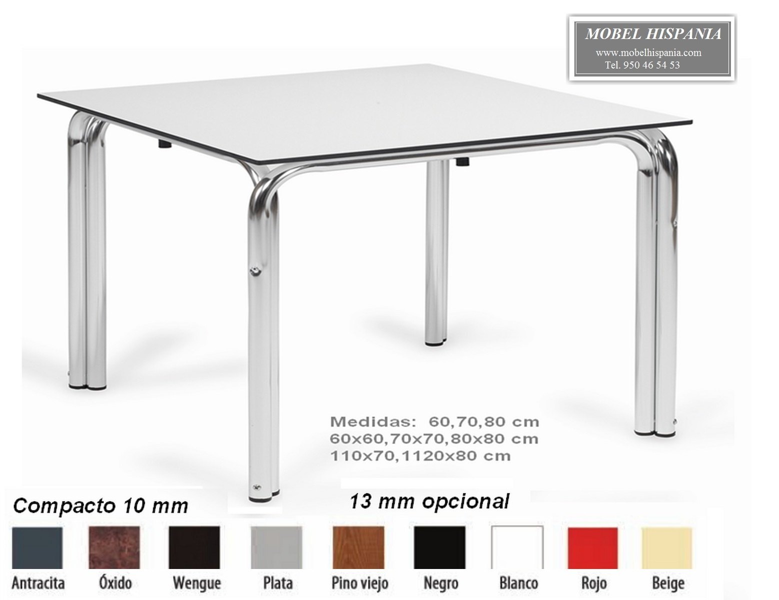 1561 pie de mesa doble tubo de aluminio hosteleria 05