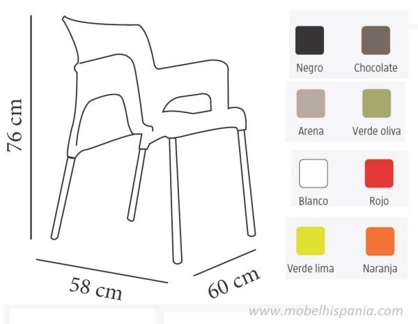 sillon sun aluminio polipropileno arena mobel hispania 02 1