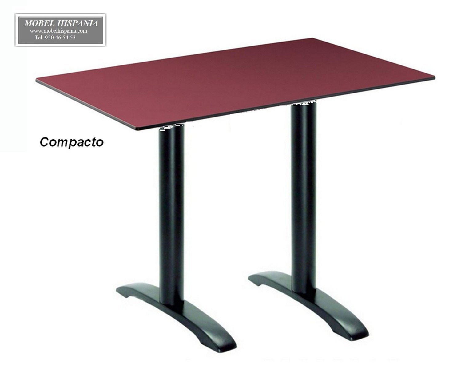 9929 pie de mesa doble columna negro hosteleria 05