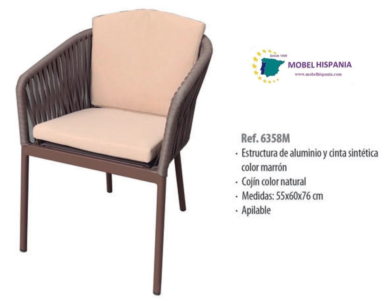 GUAM-sillon-aluminio-marron_01-1 GUAM sillon aluminio marron 01 1