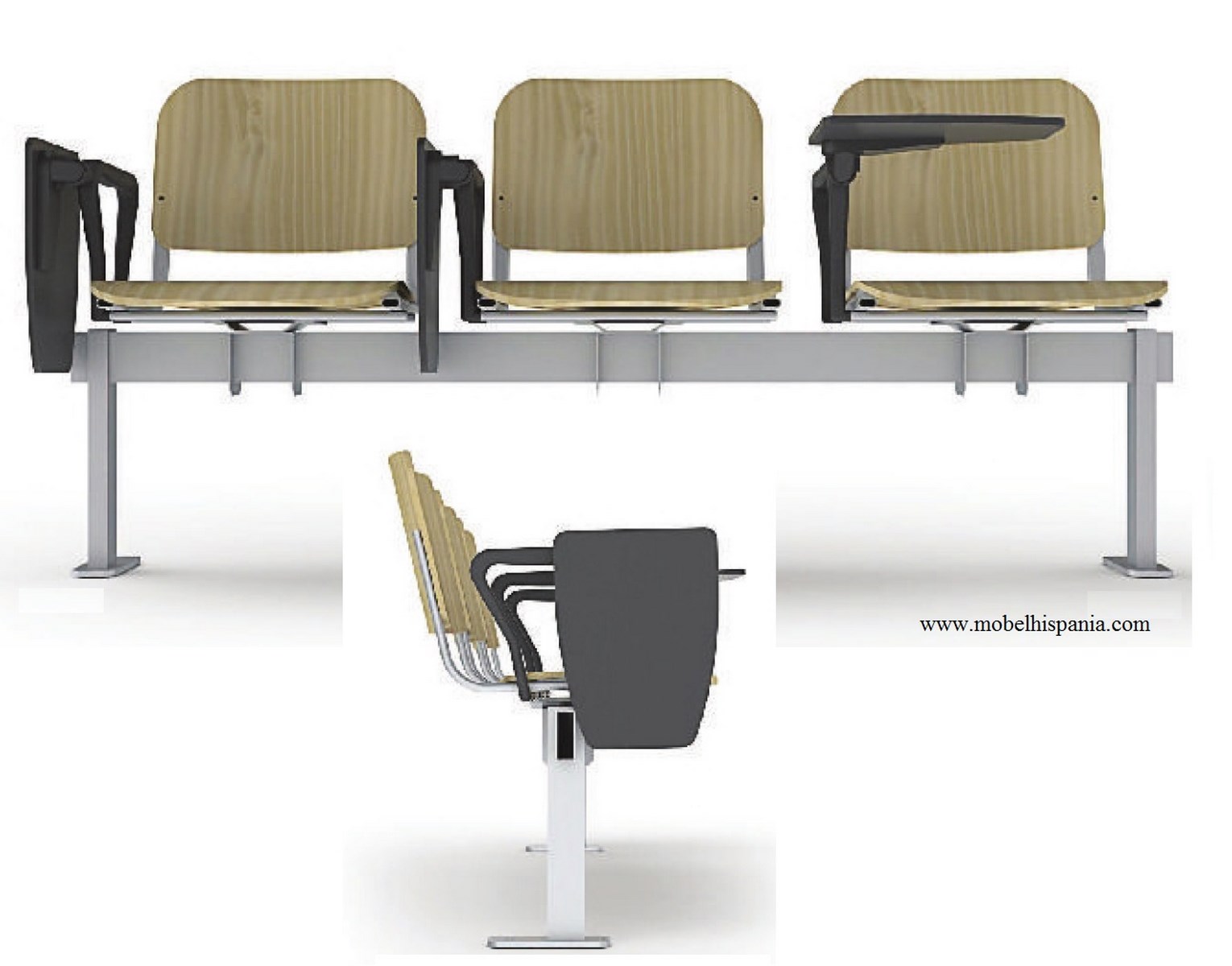 abata bancada asiento abatible madera pala escritua