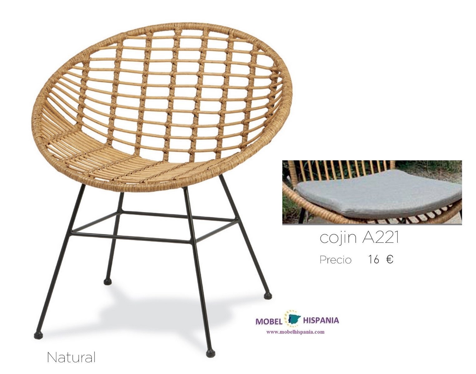 2222 silla metal medula sintetica 1