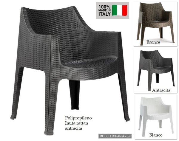 2321 sillon butaca rattan w