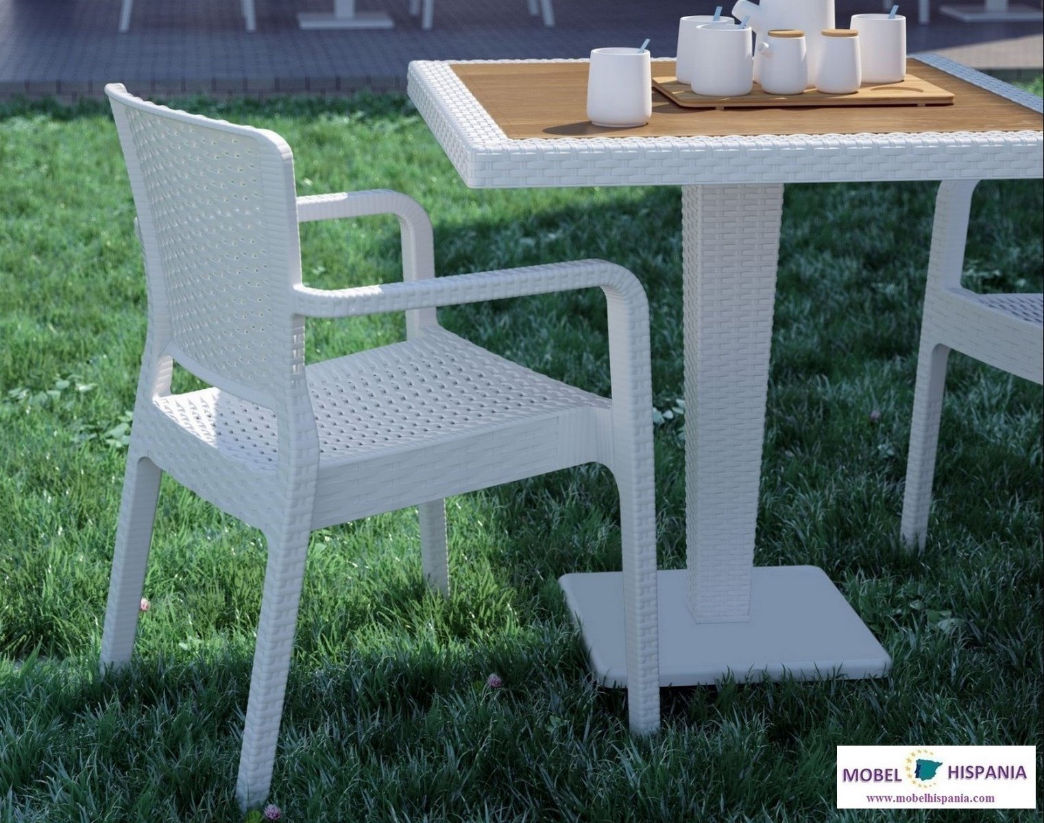 SANTONI Sillon polipropileno cafe 05 2