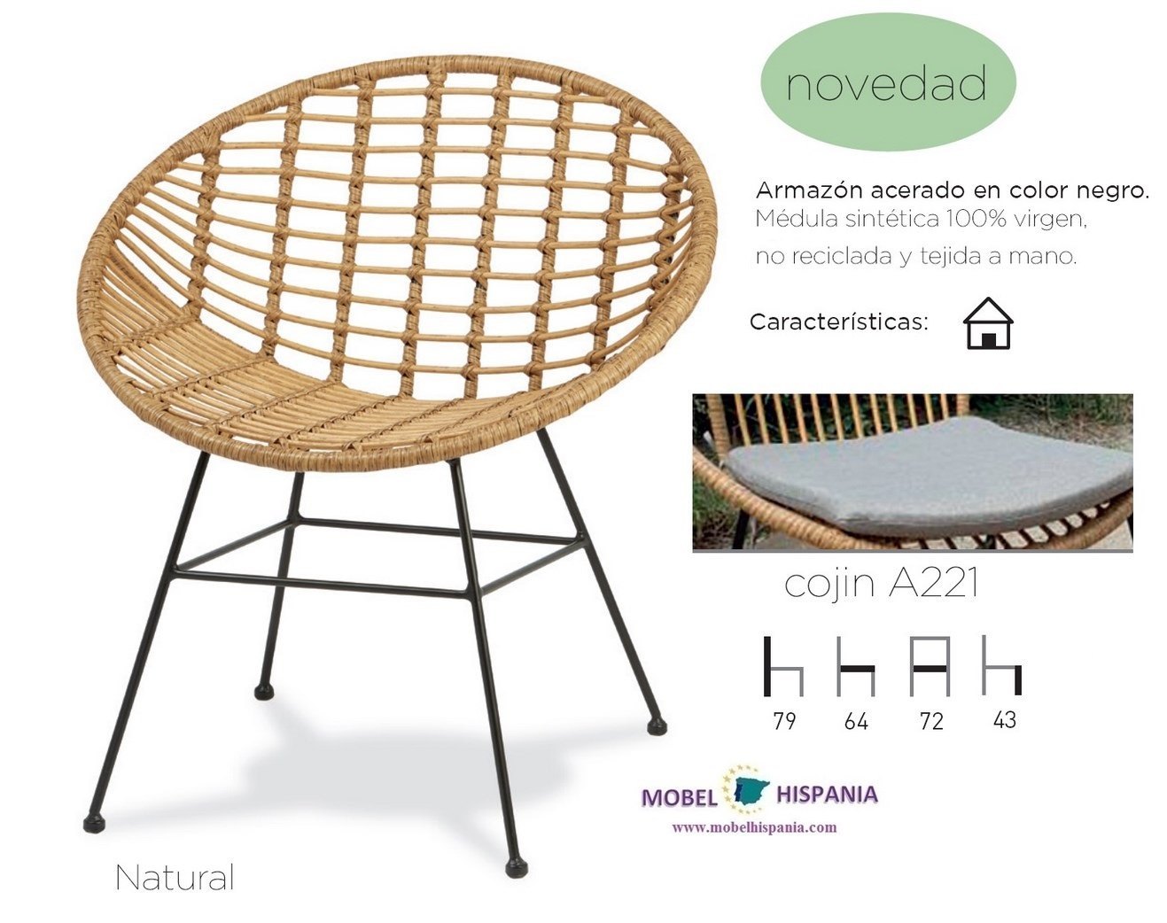 2222 silla metal medula sintetica 01 1