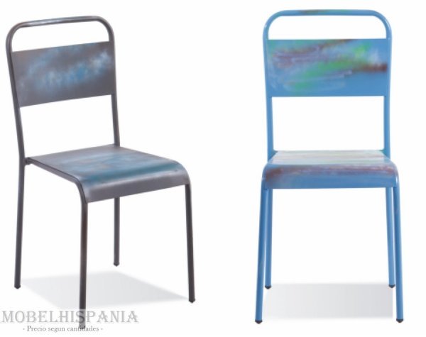 OLD DAYTONA silla metalica industrial 1