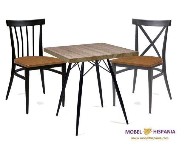 154 Silla Negro Tapizado Mostaza 14 1