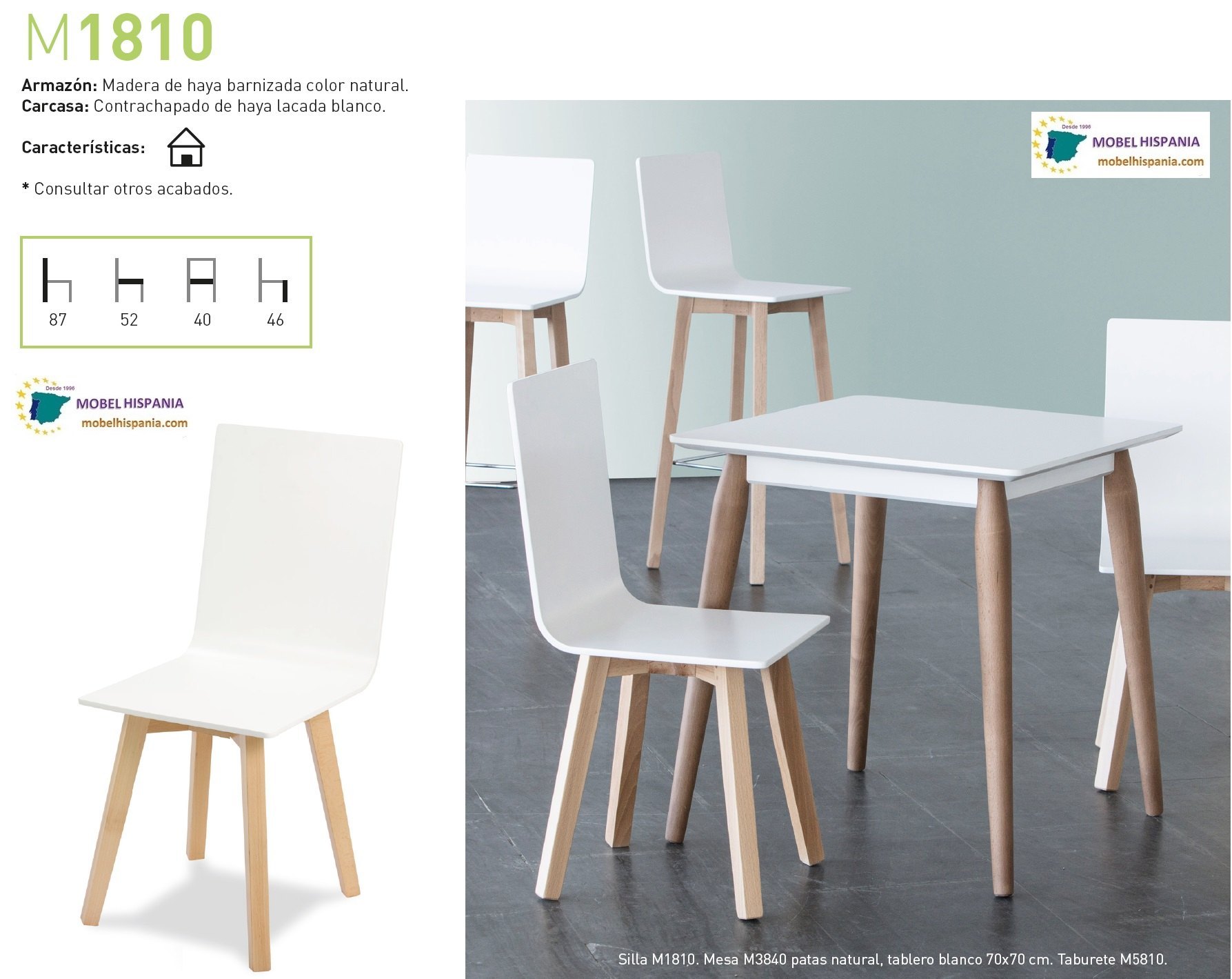 1810 silla madera blanca 02 1