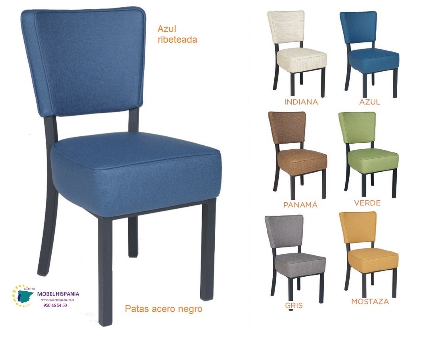 6623 taburete metal azul 03