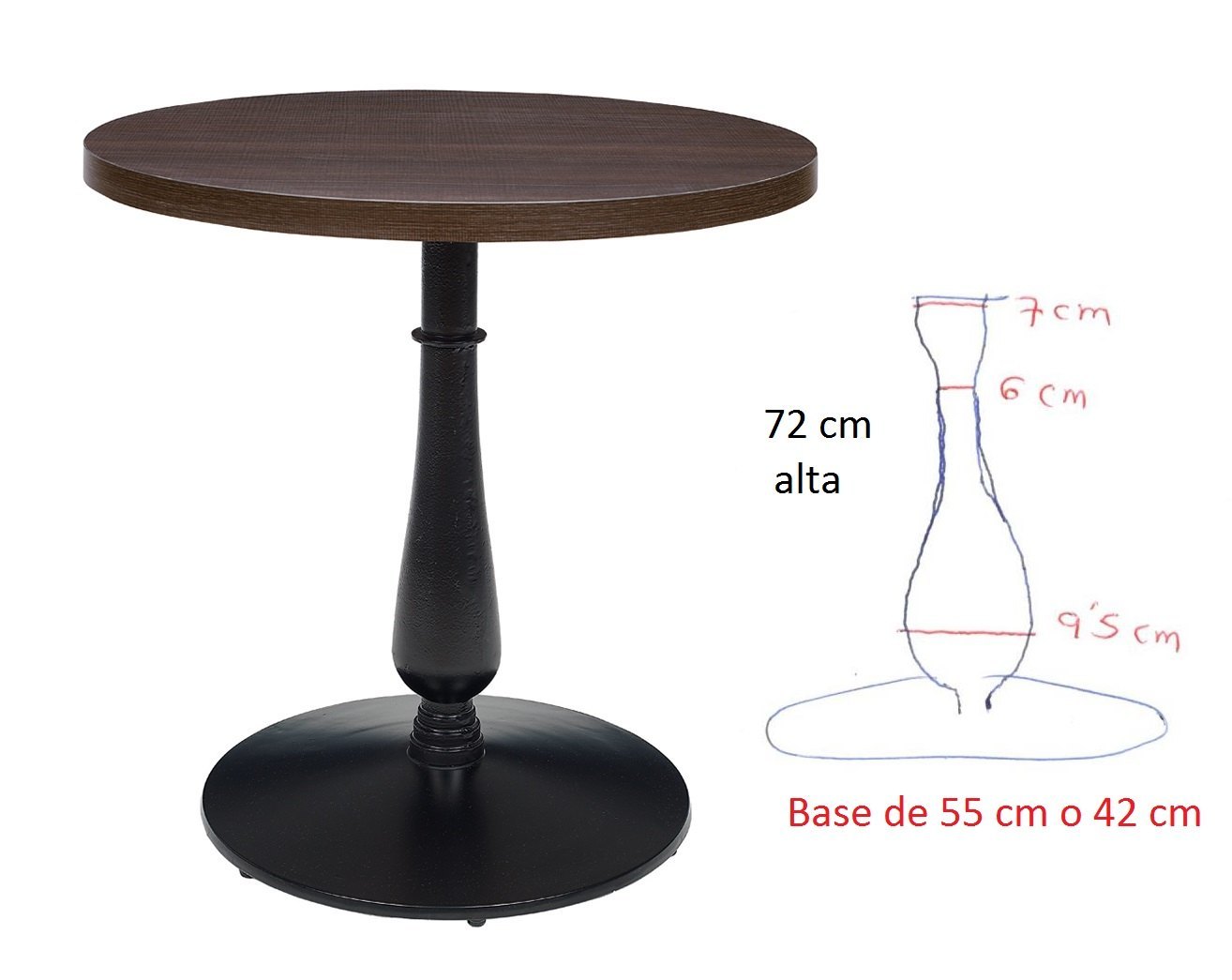 4550T pie mesa hierro fundido 55 03