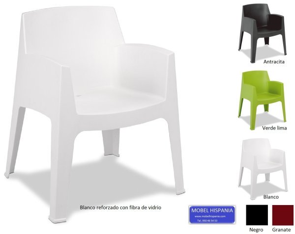 sunrise sillon resina polipropileno blanco hosteleria 1