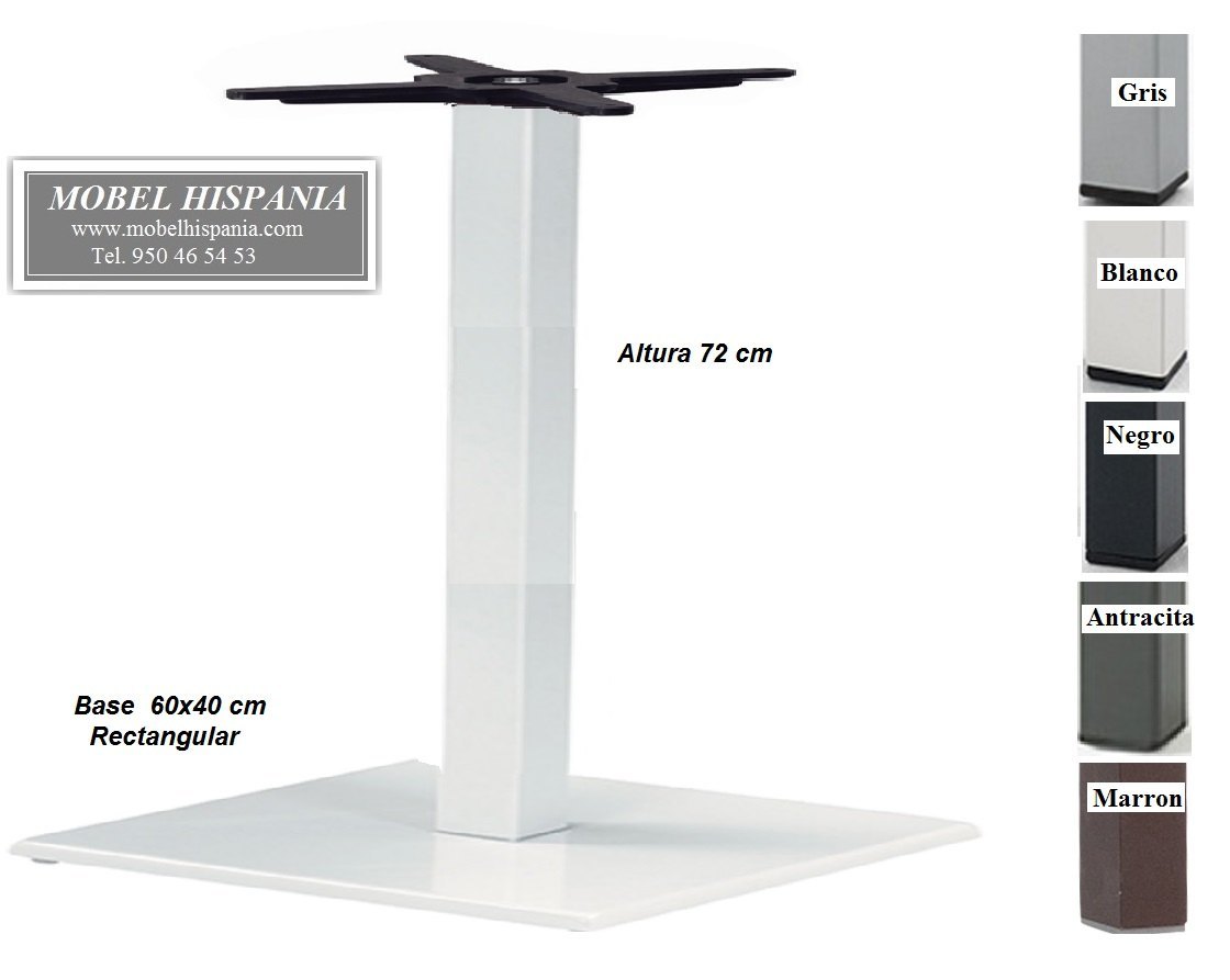 2923 Base de mesa metalica colores hosteleria 04