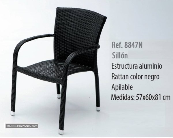 8847 Sillon negro 1