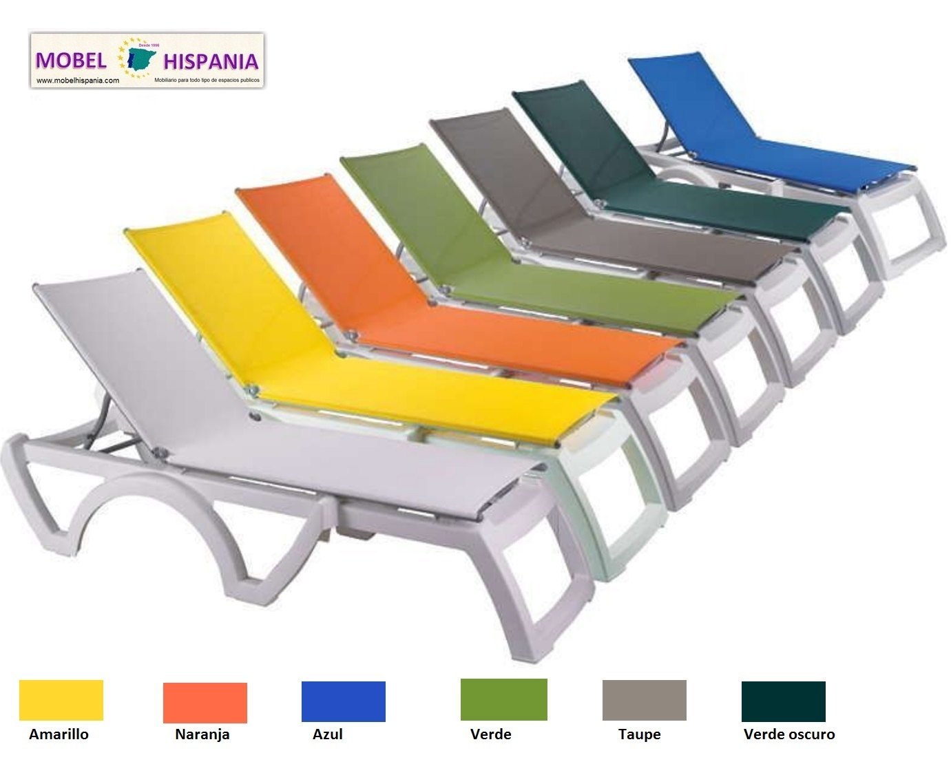 JAMAICA Beach tumbona polipropileno blanco 01