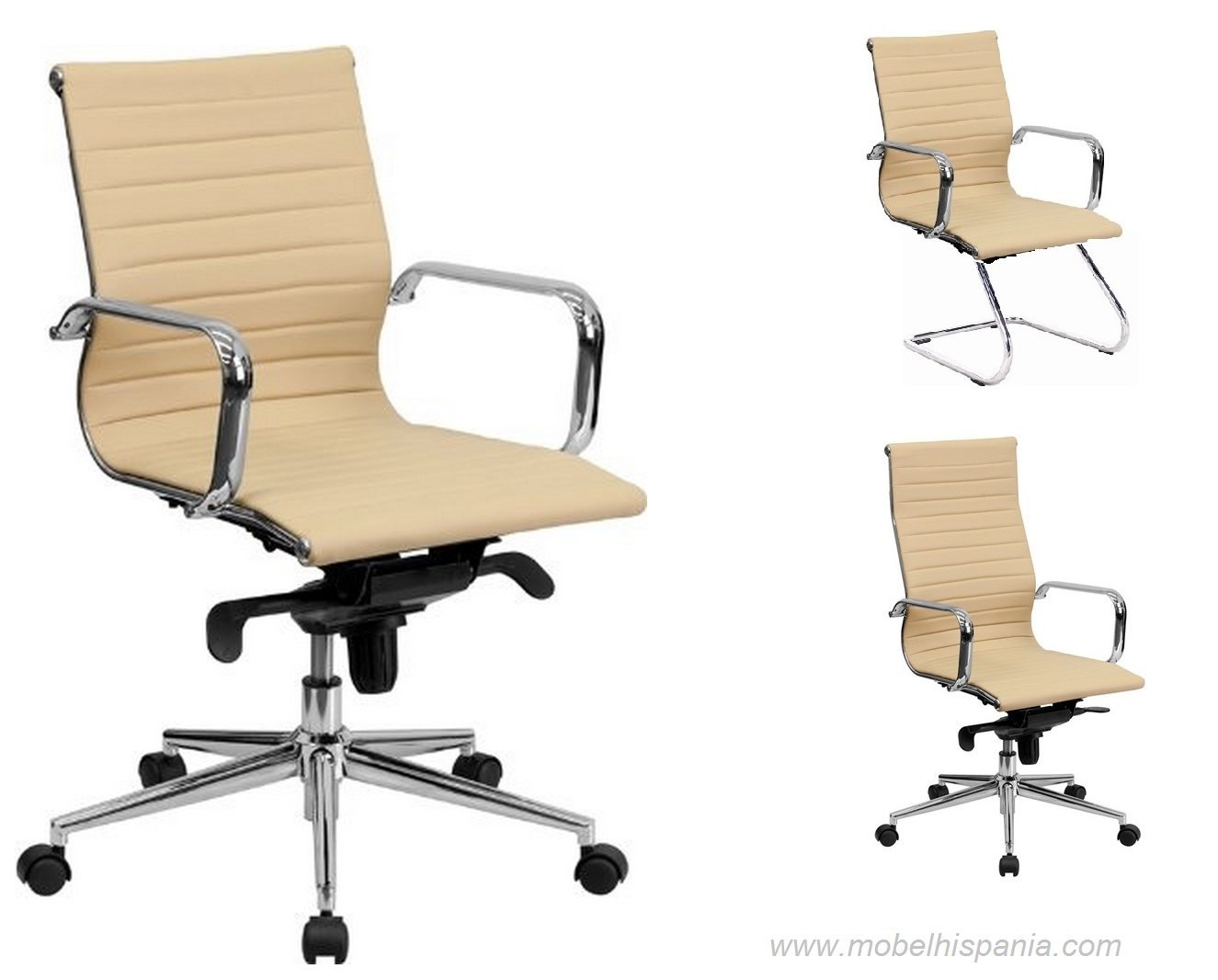 alabama sillon giratorio respaldo alto beig 01