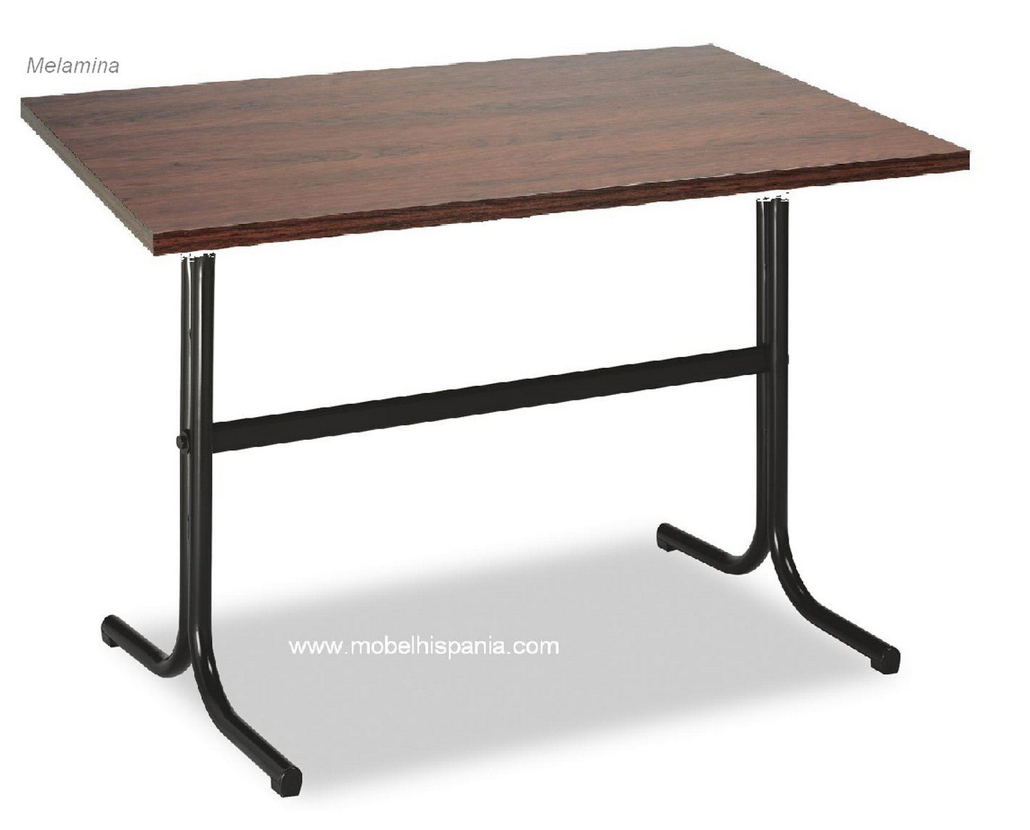 301 mesa rectangular metalica melamina mobel hispania