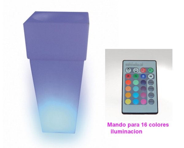 840 macetero iluminado