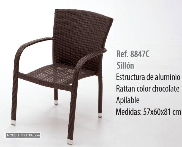 8847 Sillon chocolate 2