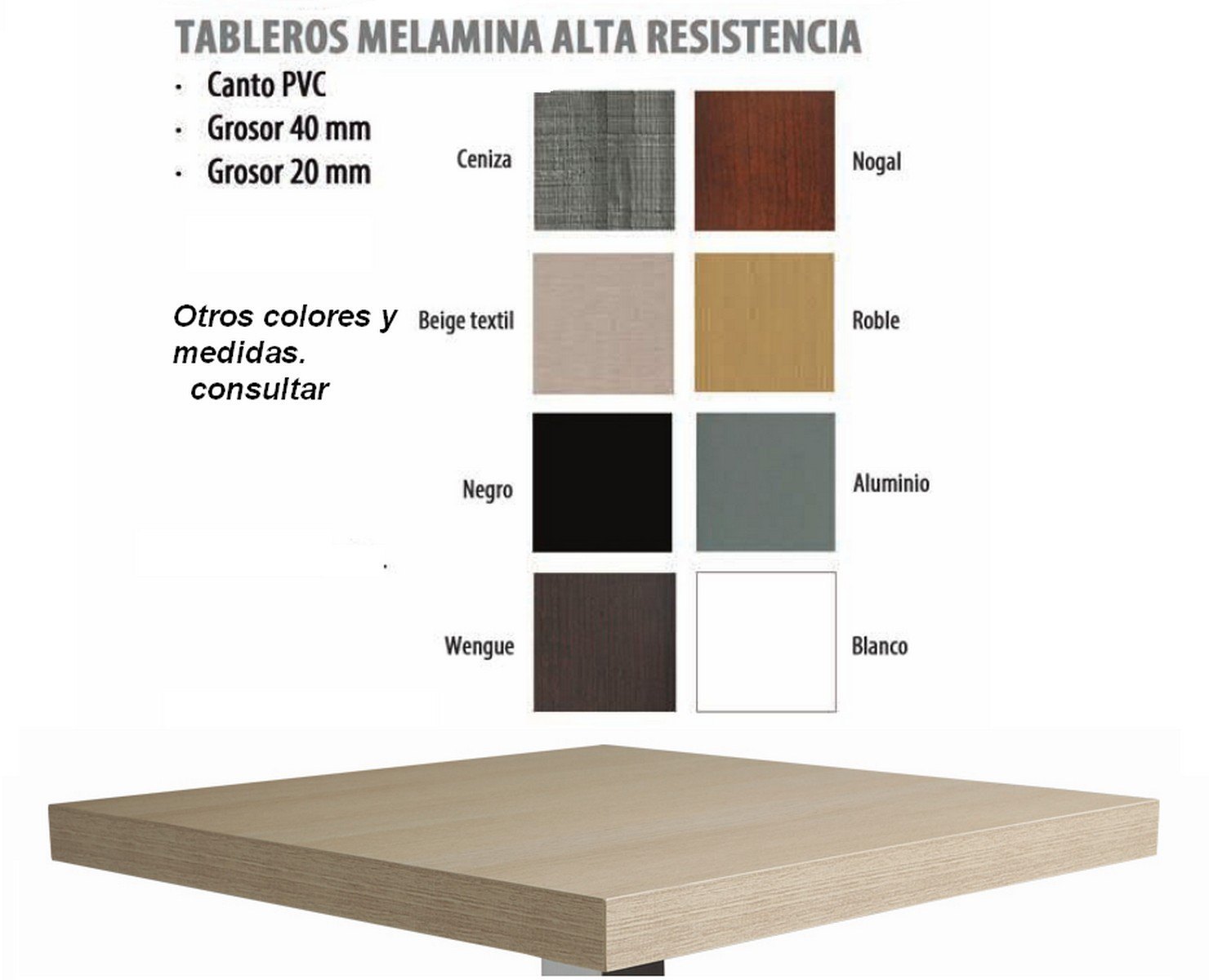 1554 mesa doble tubo aluminio melamina mobel hispania 04