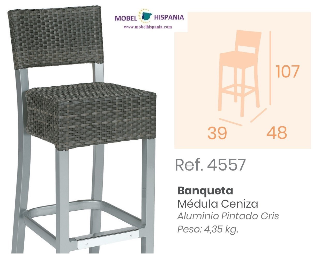 4557 taburete aluminio gris antracita 02