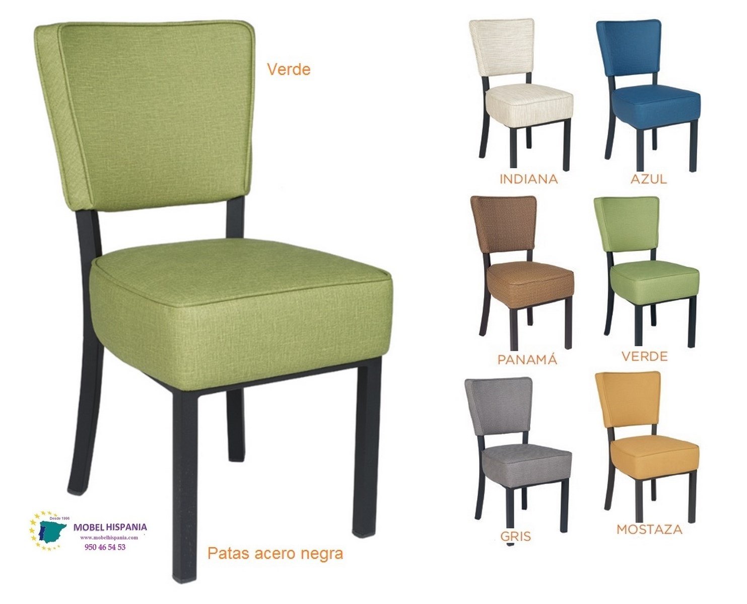 6623 taburete metal verde 06