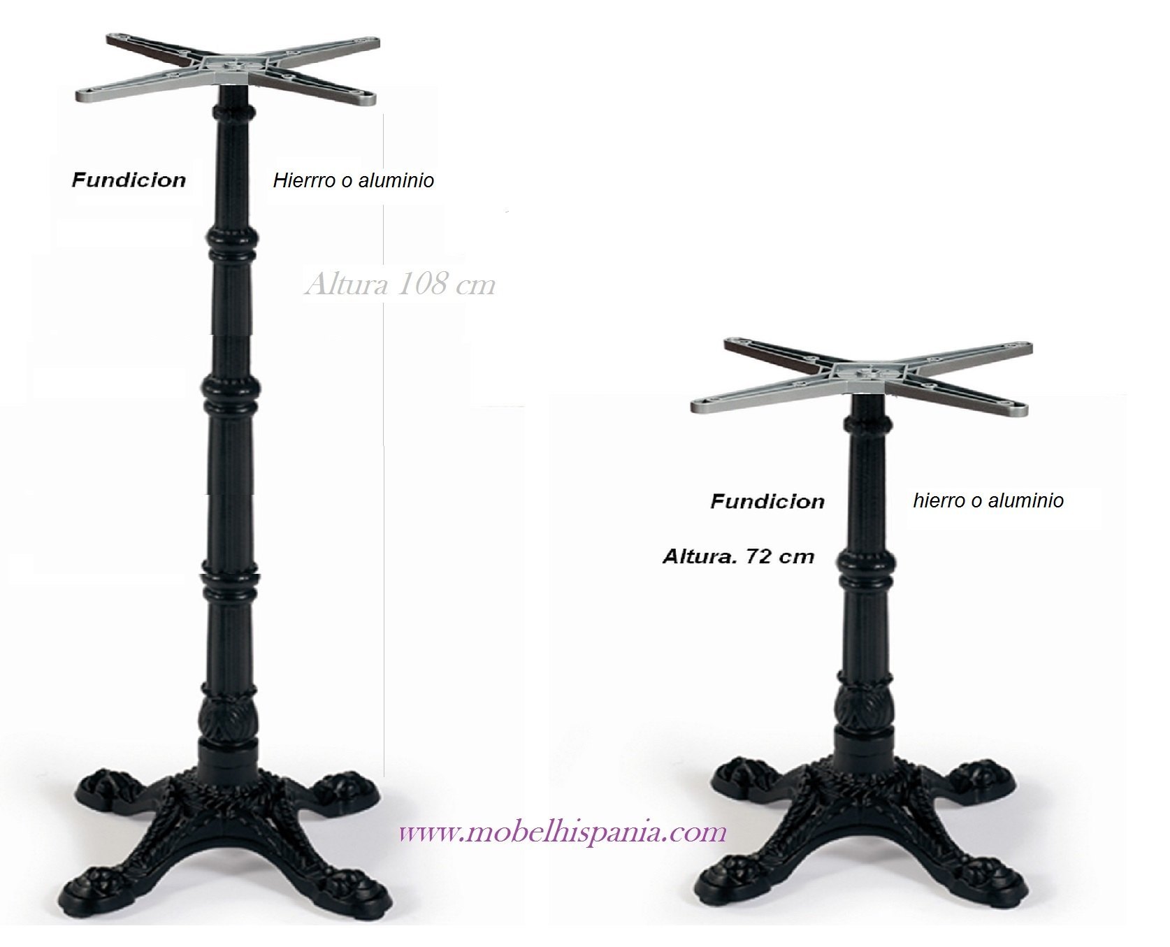 paris pies mesa altos vintage mobel hispania