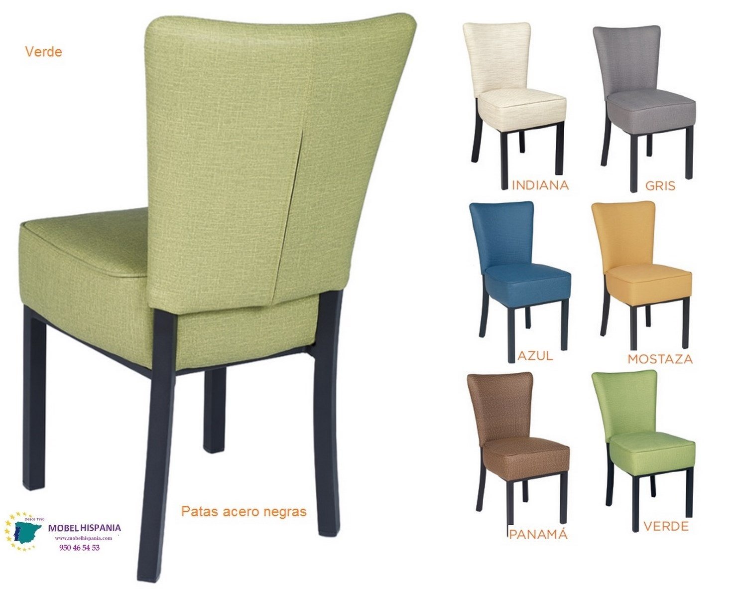 RB6628 silla metal verde 1 01