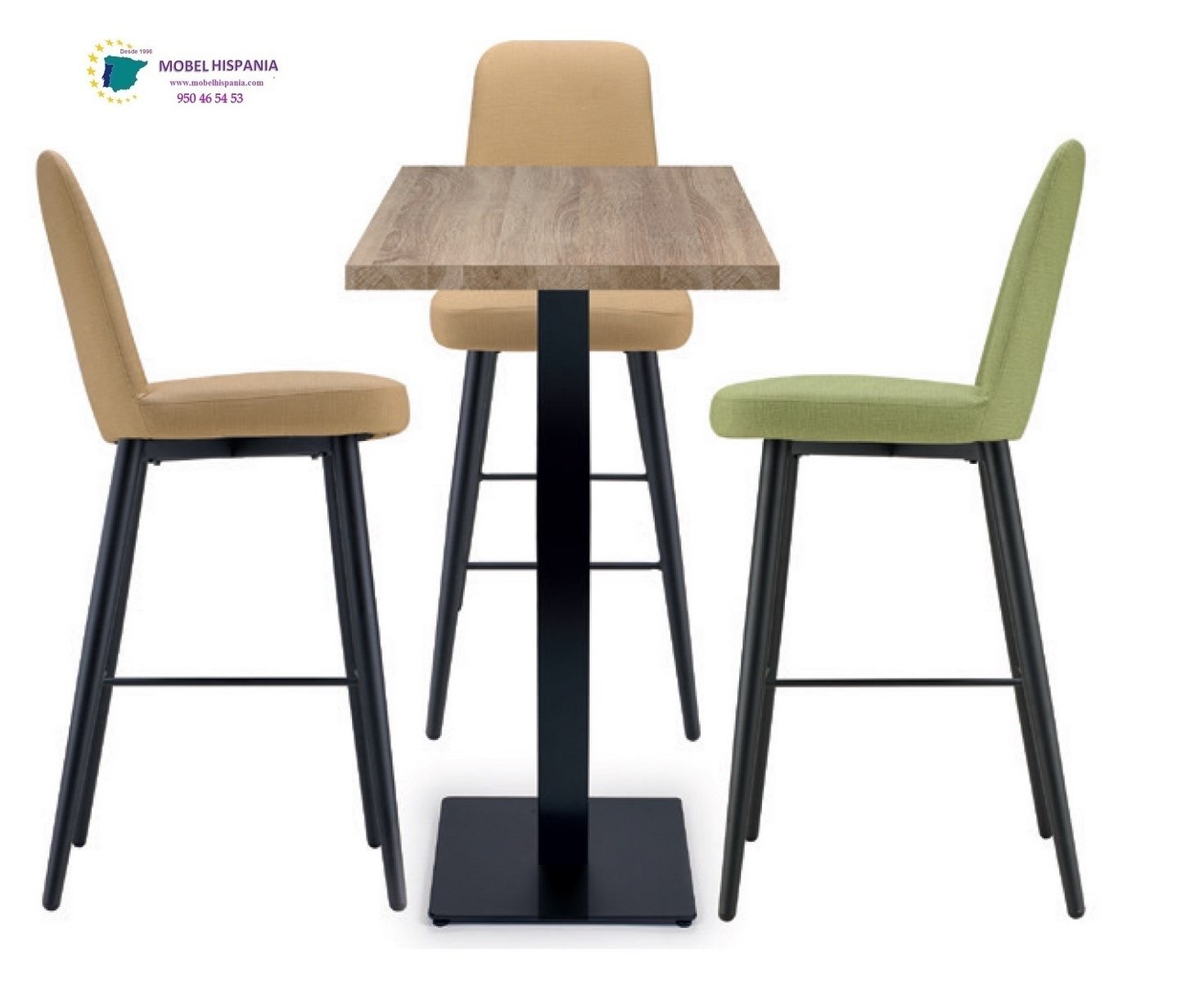 RB6631 taburete metal verde 05