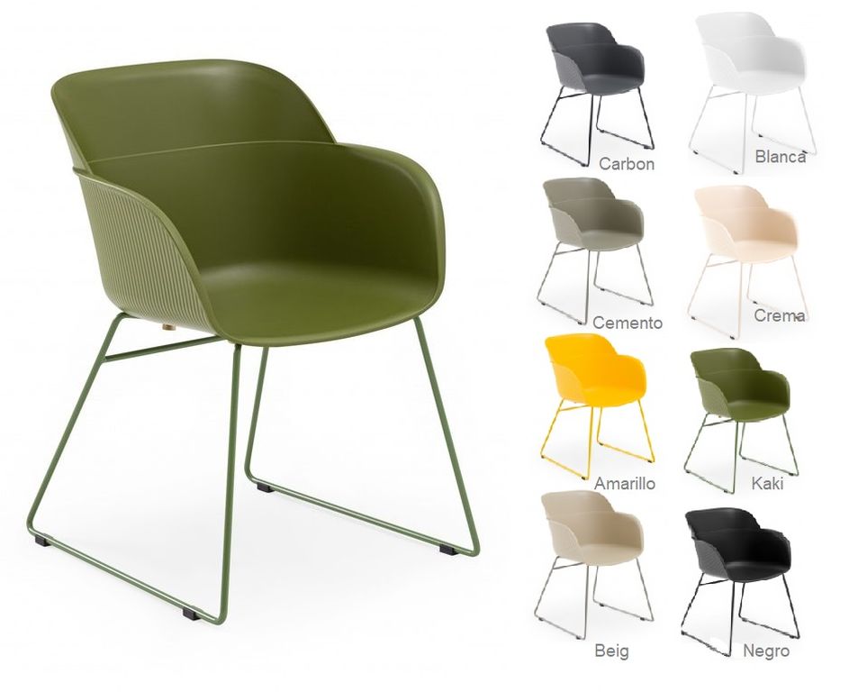 SHELL sillon patin pintado kaki 2 1