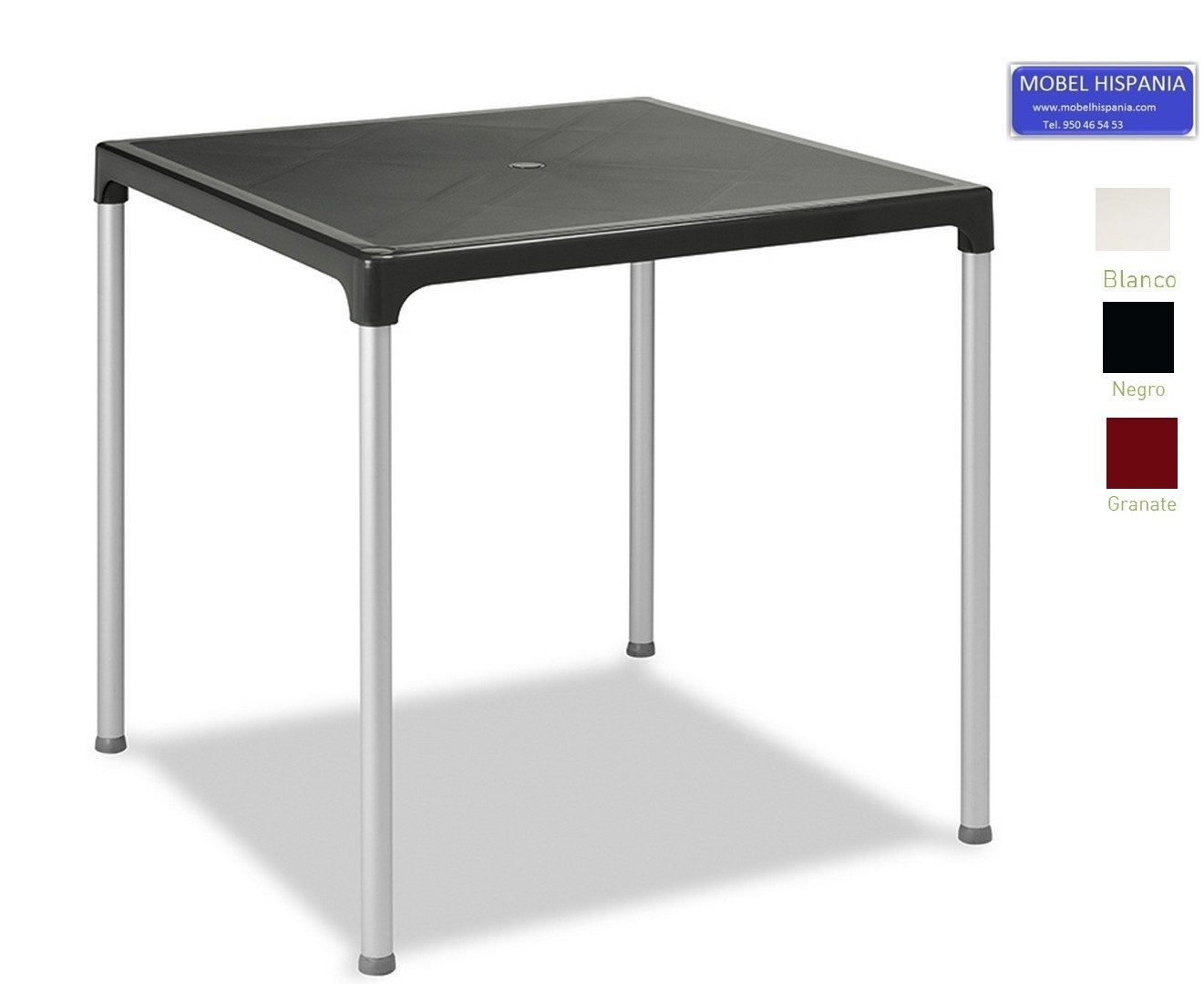 3520 antracita mesa aluminio