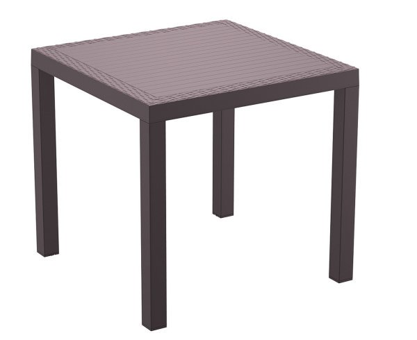 Indian mesa resina terrazas chocolate