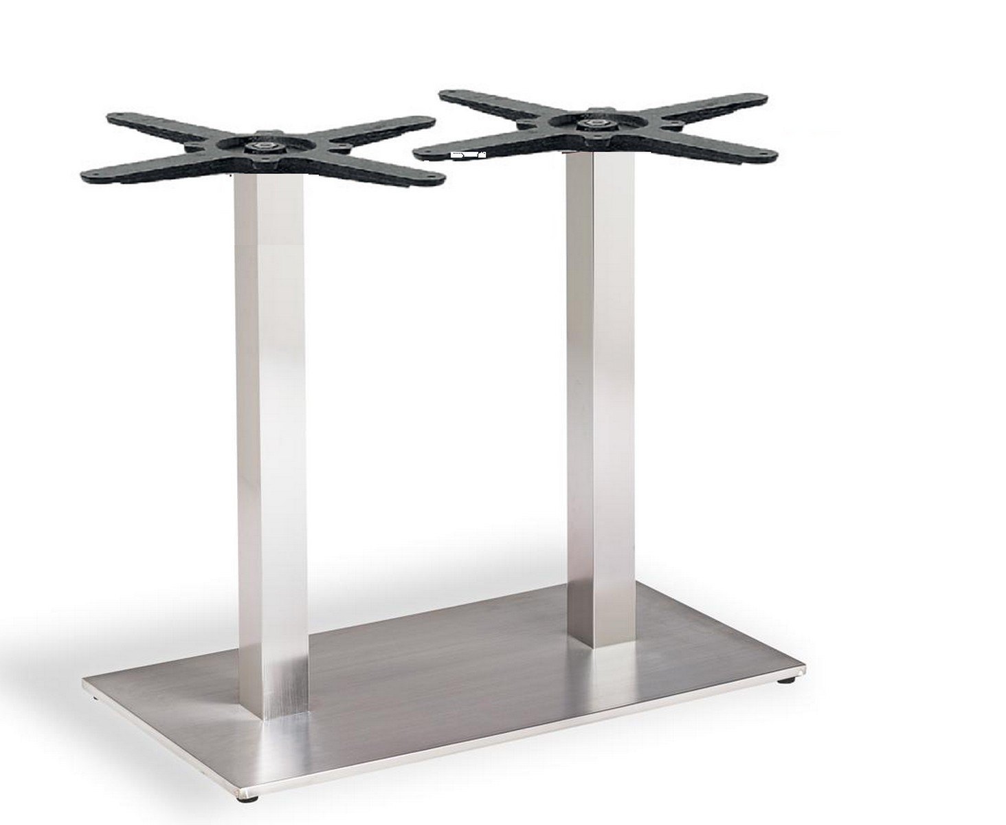 324 pie de mesa doble columna aluminio