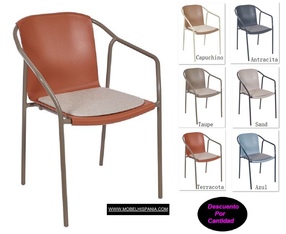 ROD PAD taupe terracota w 1