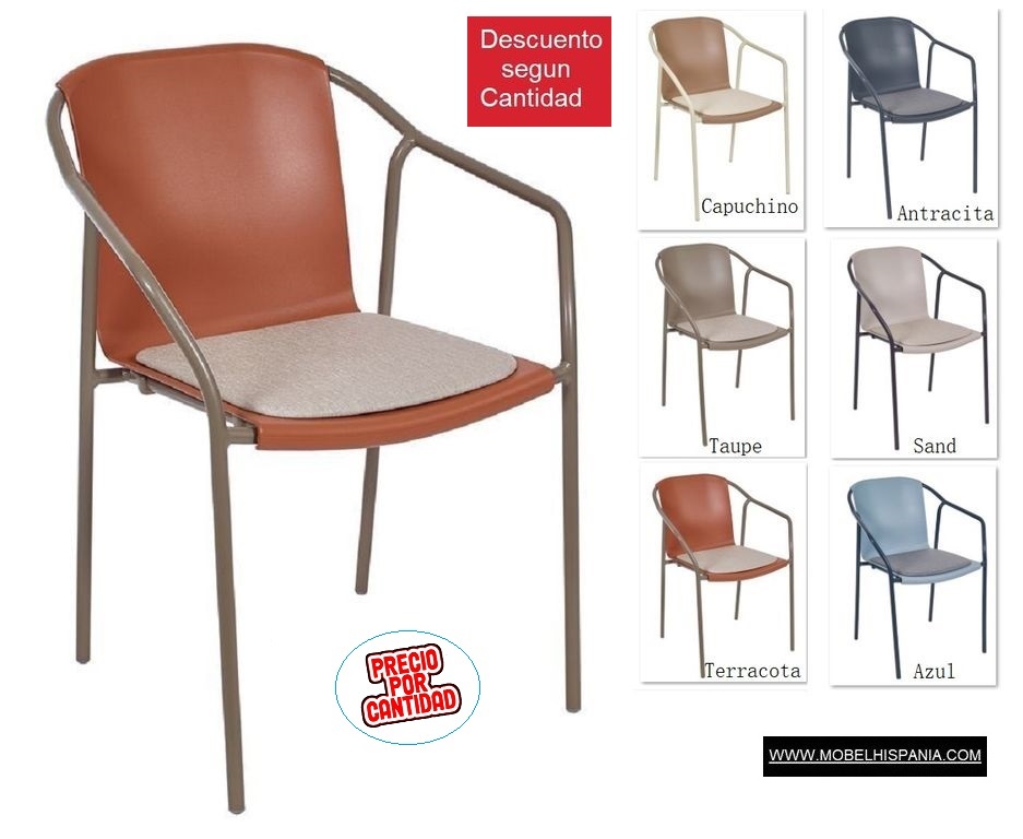 ROD PAD taupe terracota w 2