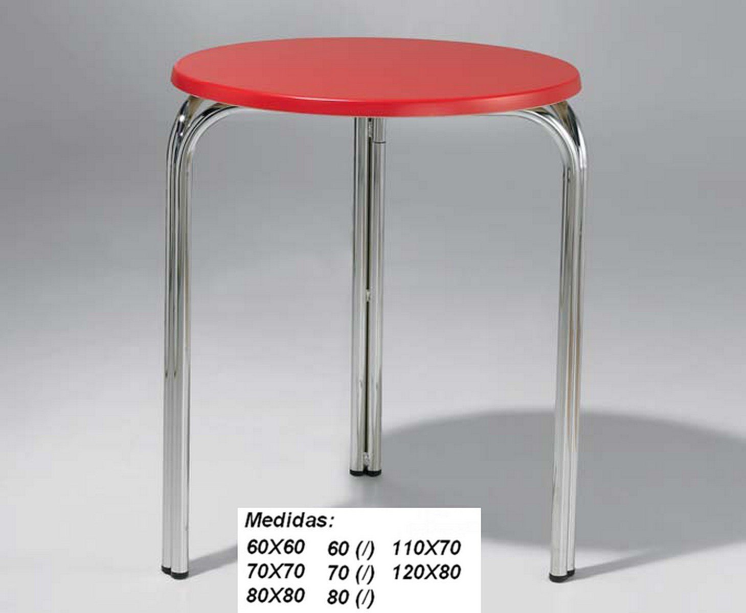 1554 mesa doble tubo aluminio werzalit mobel hispania