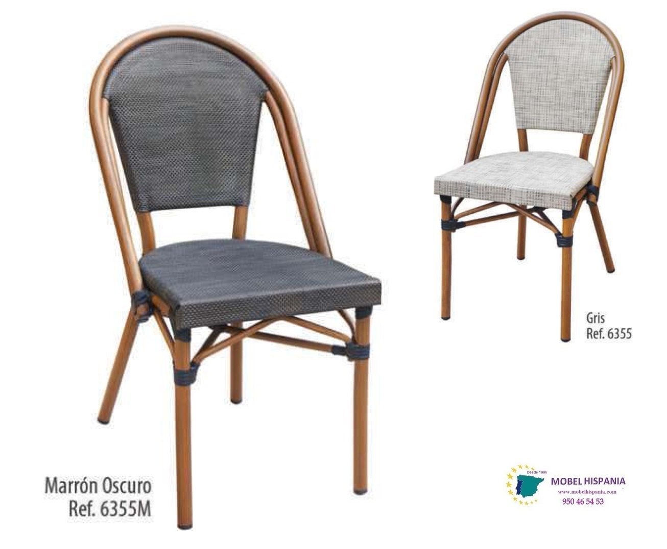 6355 silla aluminio marron gris 01 2