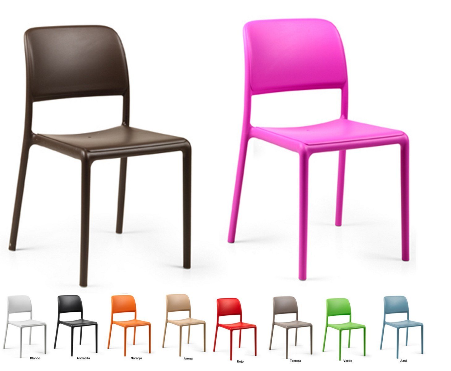 riva bistro silla polipropileno hosteleria