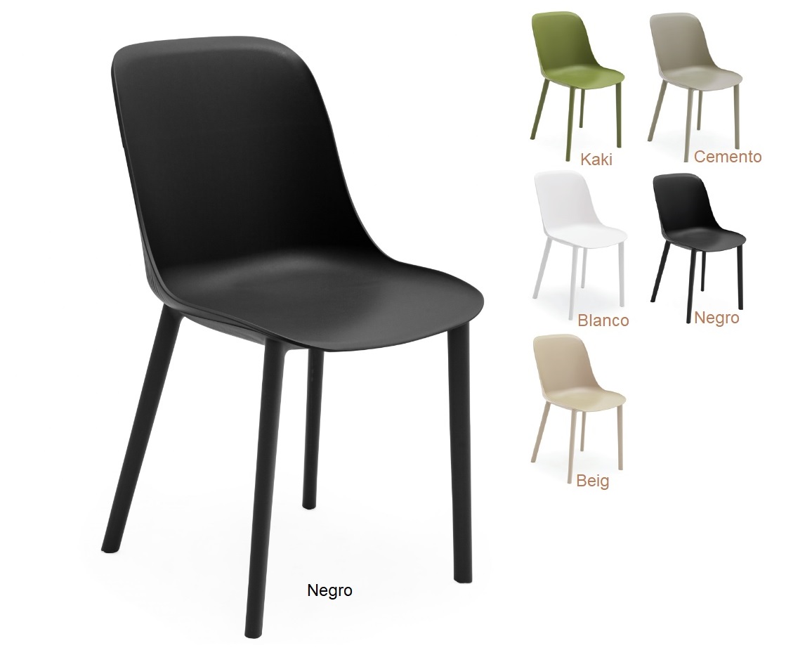 SHELL 1 P silla negro 4