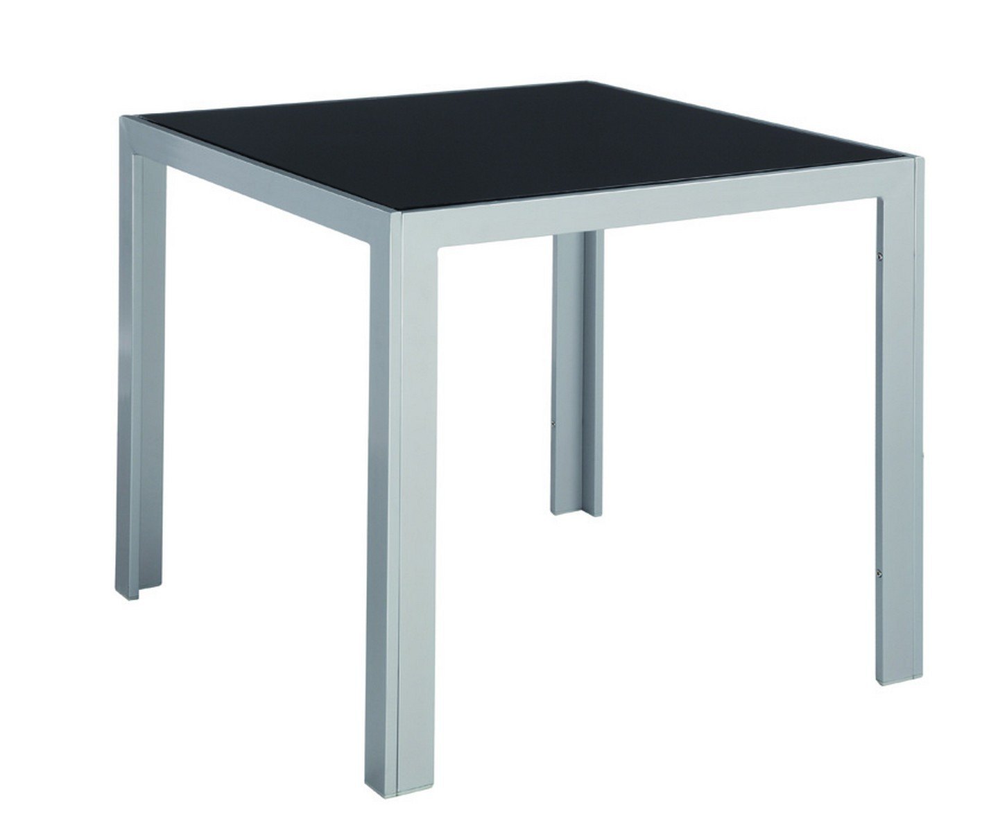 cubic mesa aluminio cristal