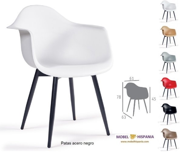 PICASSO-sillon-p4-negro-carcasa-blanco-1 PICASSO sillon p4 negro carcasa blanco 1