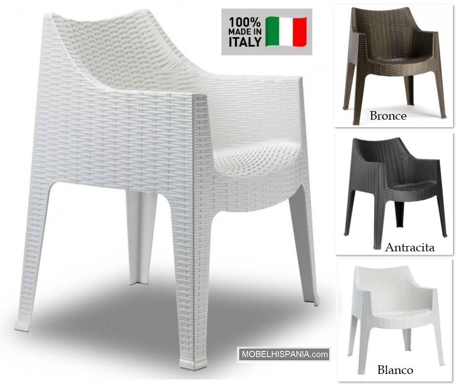 2321 sillon butaca rattan lino