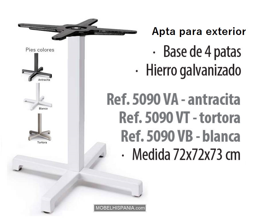 5090-pie-blanco-metalico 5090 pie blanco metalico