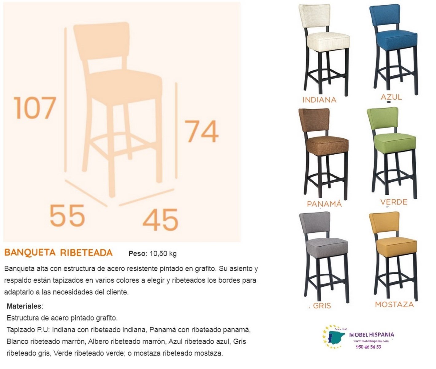6623 taburete metal panama 01