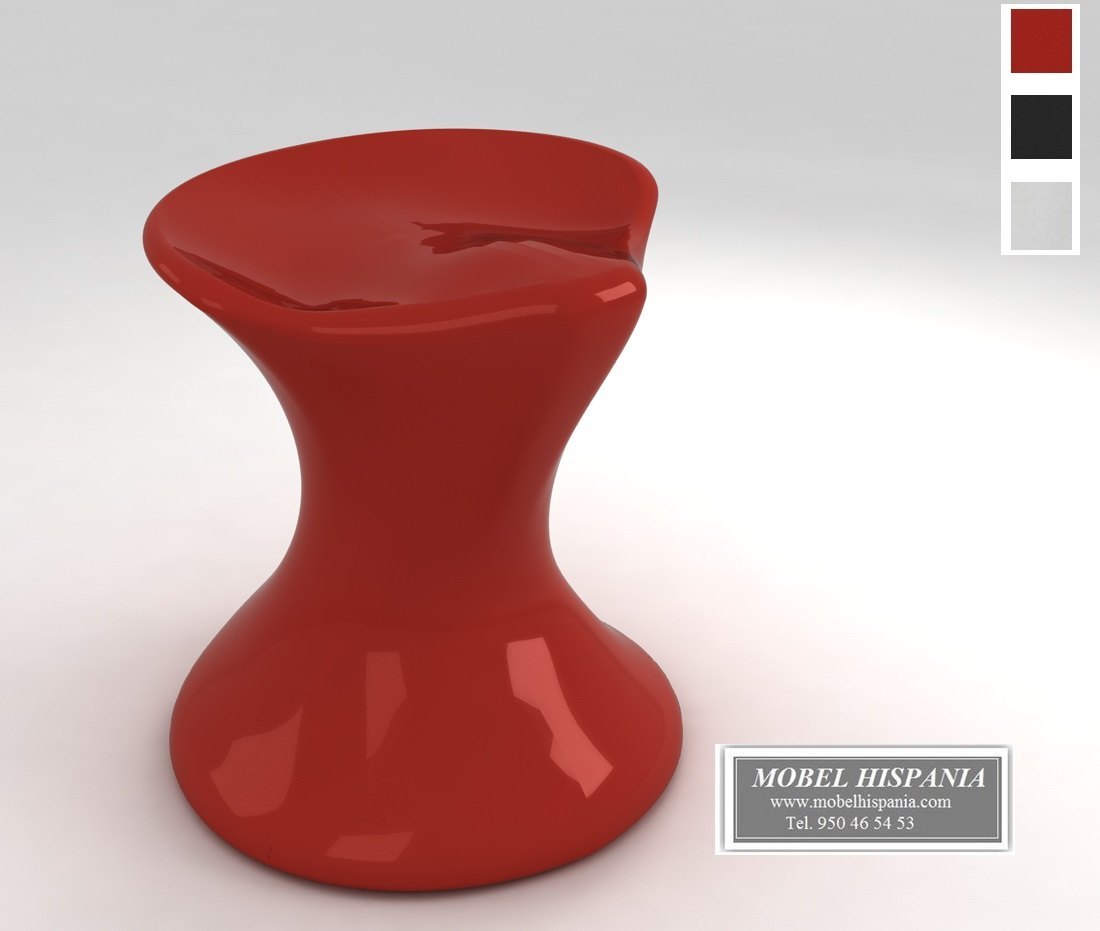 800 taburete bajo rotomoldeo negro iluminado 04