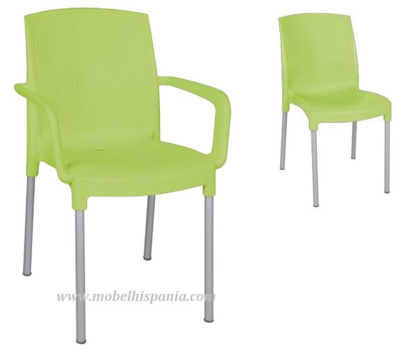 diana naranja sillon pilipropileno aluminio mobel hispania 03 1