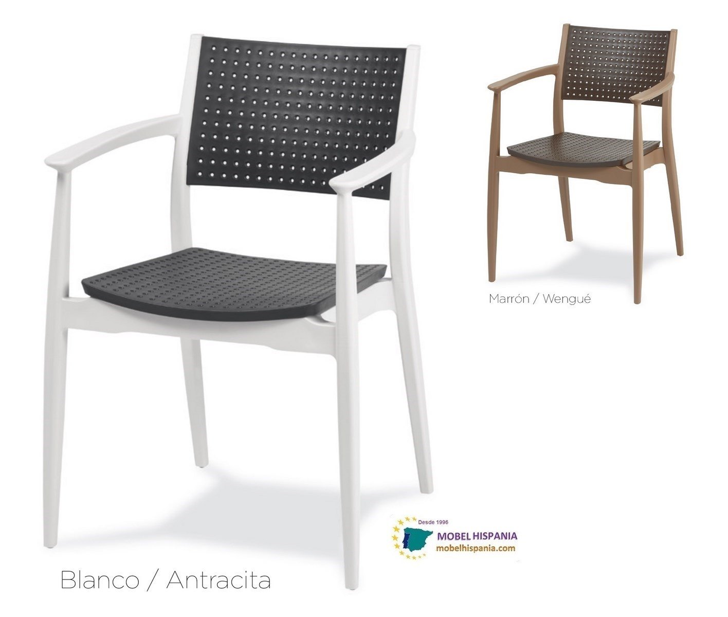 ginebra sillon polipropileno blanco antracita 1